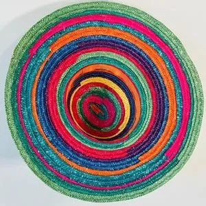 Accessories | Multicolor Rainbow Straw Hat Nwot | Poshmark display picture 3
